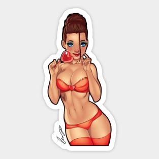 Valentine's Girl Sticker